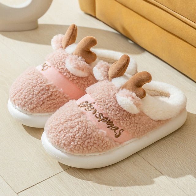 Pantufas Natalinas de Alce