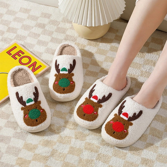 Pantufas de Natal em Algodão