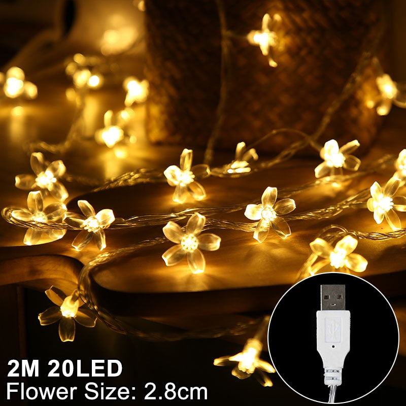 Luzes de Natal em LED